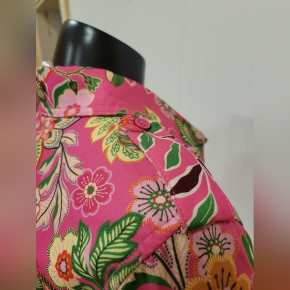 Pink Floral Romper - Picture 6 of 7